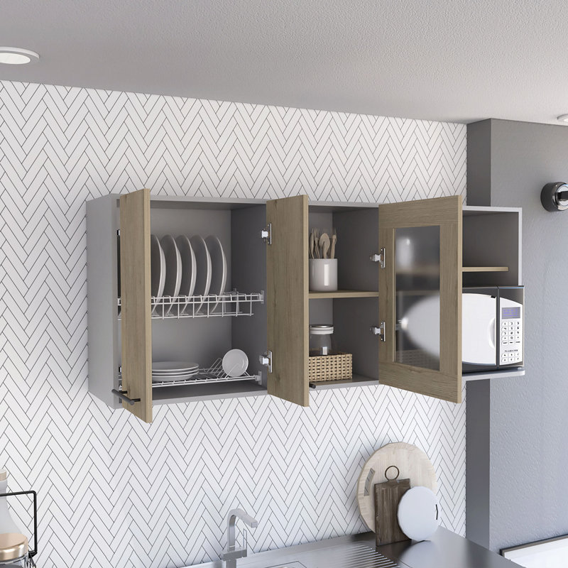 Armoire murale Retrit, cuisine, pin clair