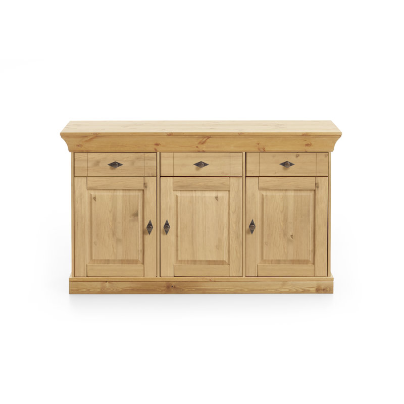 Kelly 143.2cm Sideboard, Stained and oiled brown/Brown