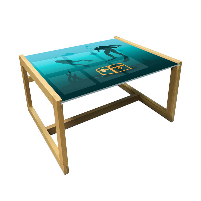 Table basse East Urban Home, H 15,75 po x L 29,13 po x l 24,4 po