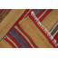 Tapis rayé en laine Kilim