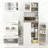 Pantry Cabinet with Adjustable Shelves