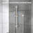 Complete Shower System with Rough in-Valve-84091125