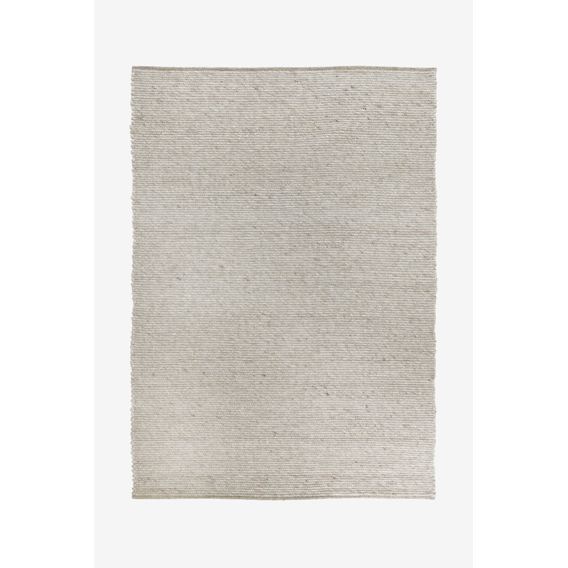 Ladeane Solid Colour Hand Woven Area Rug, Rectangle 80 x 150cm