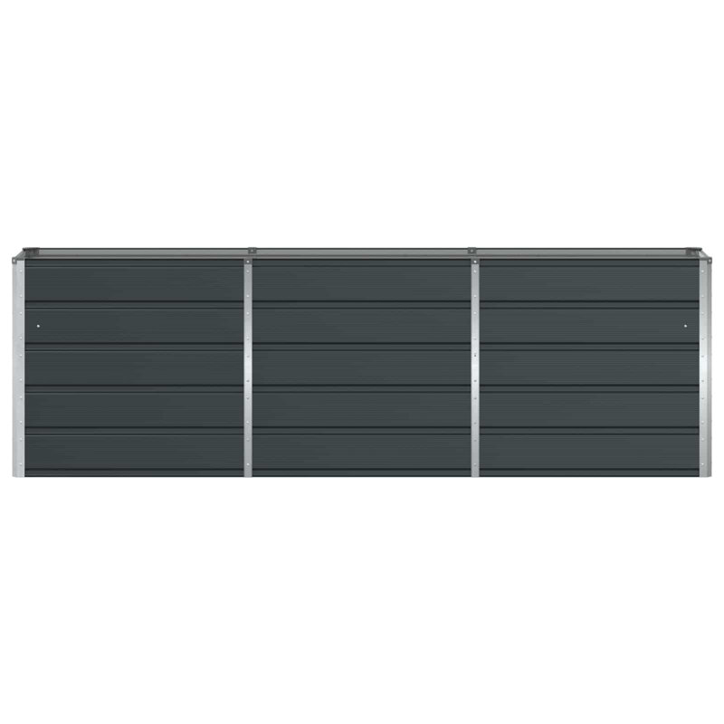  Planter 240 X 40 X 75 Cm Steel, Anthracite