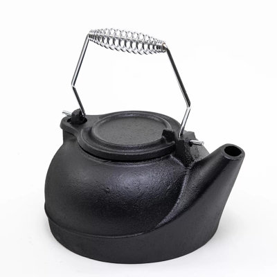 Us Stove Tea Kettle Steamer, Painted Black