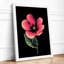 Pink Cosmos Study Botanical - Framed Print-1182547460-1182547461