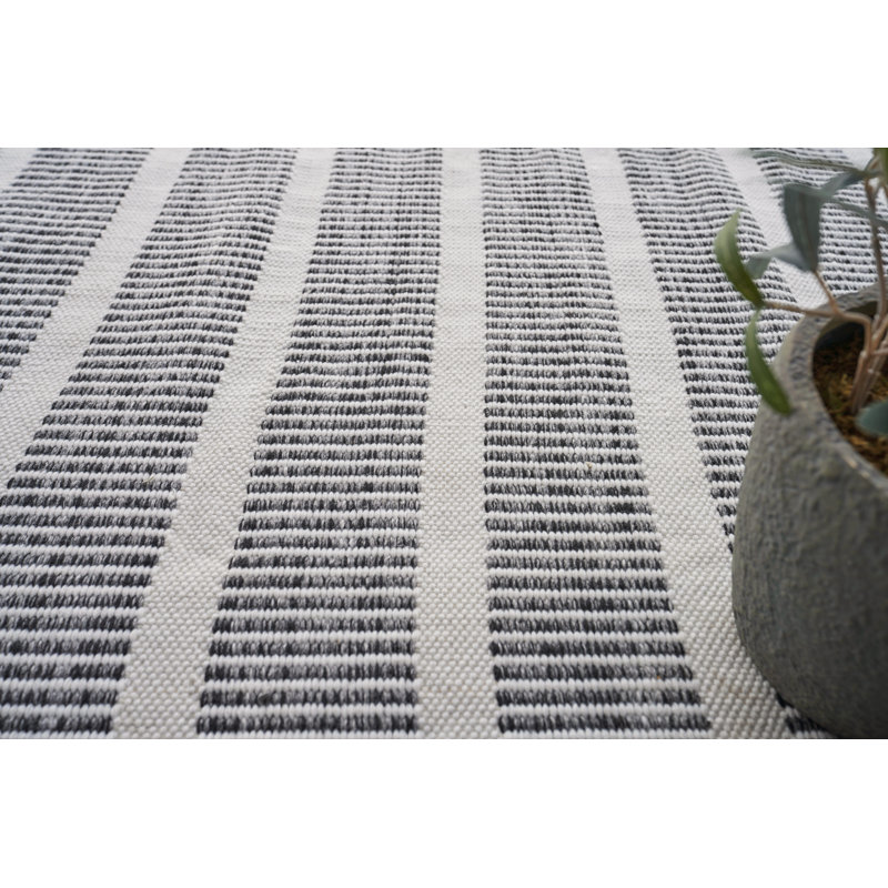 Boca Geometric Area Rug in Ivory, Rectangle 10' x 14'