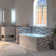 60" x 30" Whirlpool Heated Rectangular Alcove Acrylic Bathtub with Chrome/Matte Black Drain and Overflow