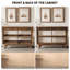 Buffet rustique en vieux pin rétro