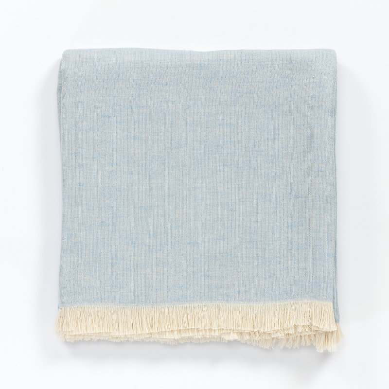 Iesha Throw Blanket, Light Blue