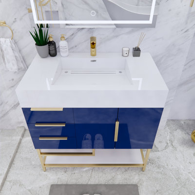 Ensemble de meuble-lavabo simple 36 po Sevara