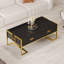 Table basse moderne moderne avec 4 tiroirs et une base de 47,3 po-23246911