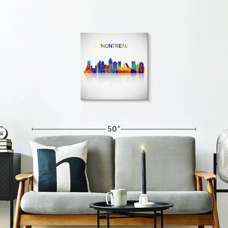 Horizon de Nicci Montréal en couleurs, H 20 po x l 20 po