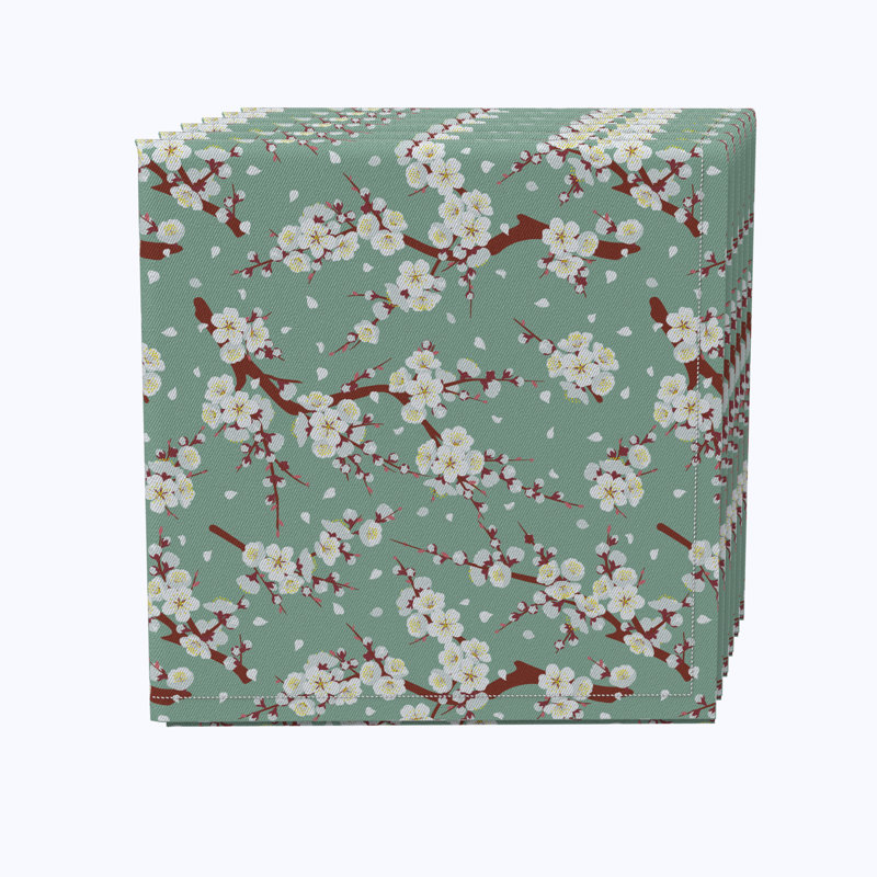100% Cotton Floral Square Napkin