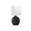 Lighting, 16 po, résine noire, abat-jour, contemporain