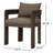 Fika Teak Patio Dining Armchair with Cushion-98642953