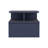 Adele Floating Nightstand, With One Drawer And Two Small Below Shelves For Storage or Decor, Blue