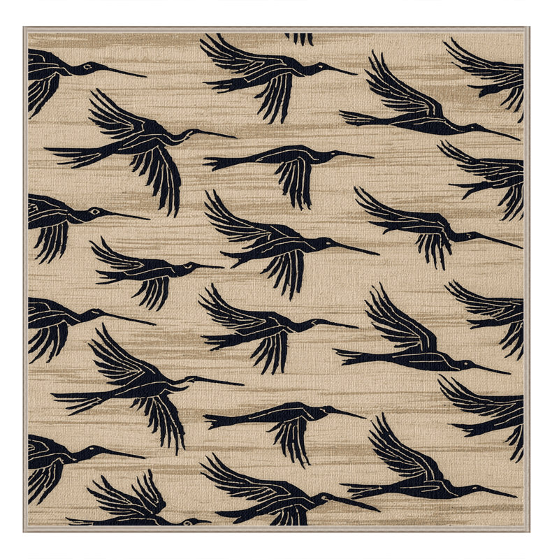 Tapis hawaïen lavable Tropicbirds, Carré 8 pi