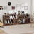 Farmhouse Large Record Player Cabinet with Barn Doors, Holds 500+ Vinyl Records, Built-in 2 AC Outlets & 2 USB Ports, Sturdy Metal Dividers for Living Room or Music Room-1778822392