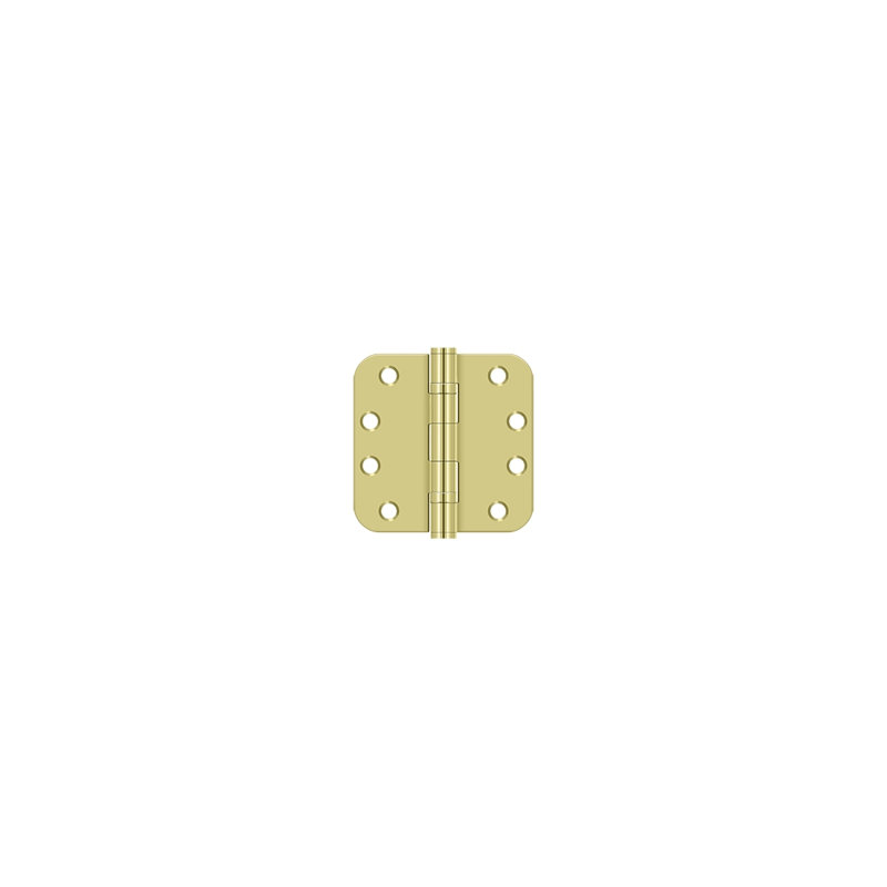 Steel Hinge, Polished Brass, Steel