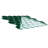 Metro Ion 2" Hex Emerald 11-1/8" x 12-5/8" Porcelain Mosaic Wall Tile