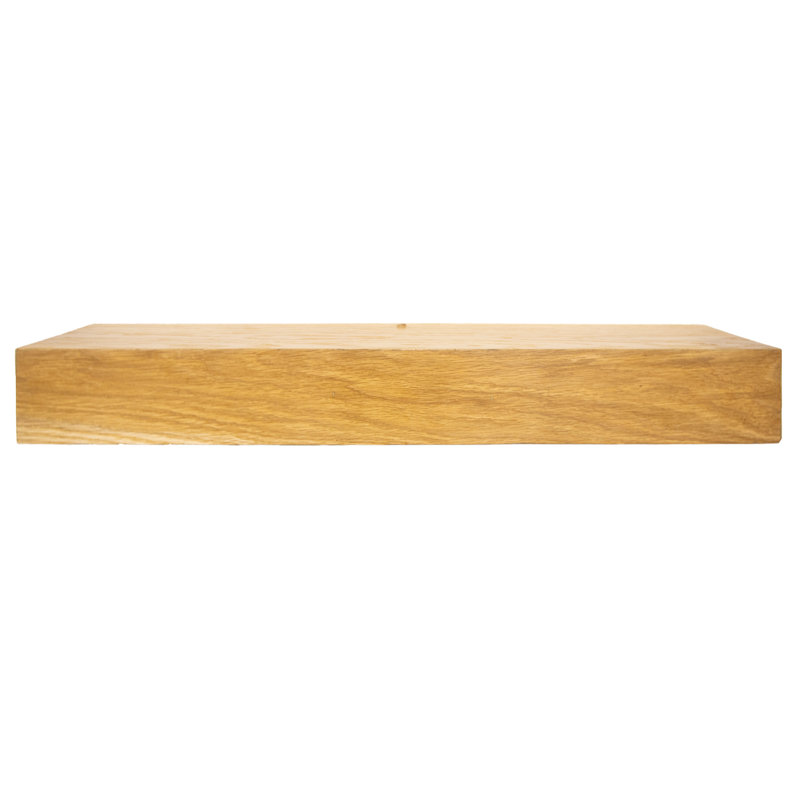 Tablette flottante 2 pièces Jaid, Naturel, H 5 po x l 27 po x P 7 po