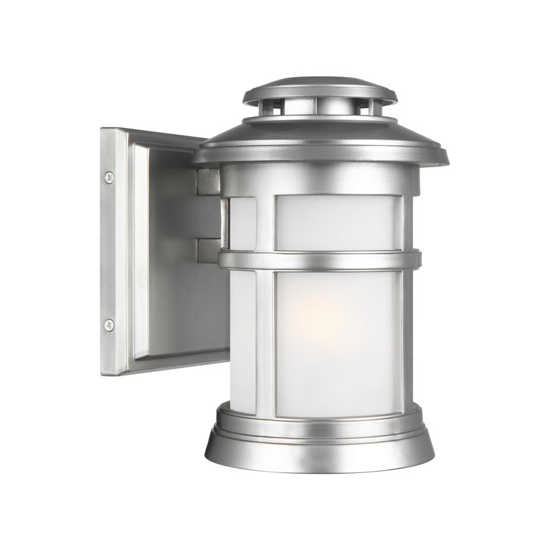 Mckee Extra Small Lantern from, 10'' H x 10.75'' W x 12.75" D, Brushed steel
