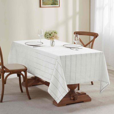 Izod Chadwick Linen Lurex Tablecloth