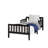  Wood Toddler Bed with Safety Rail-136620811