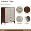 Houston 5-Drawer Chest - Walnut