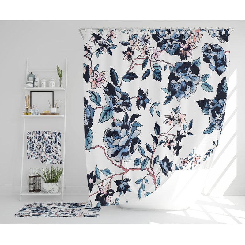 Neecy Polyester Shower Curtain Set