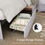Grand lit classique avec rangement Classic-1998205405