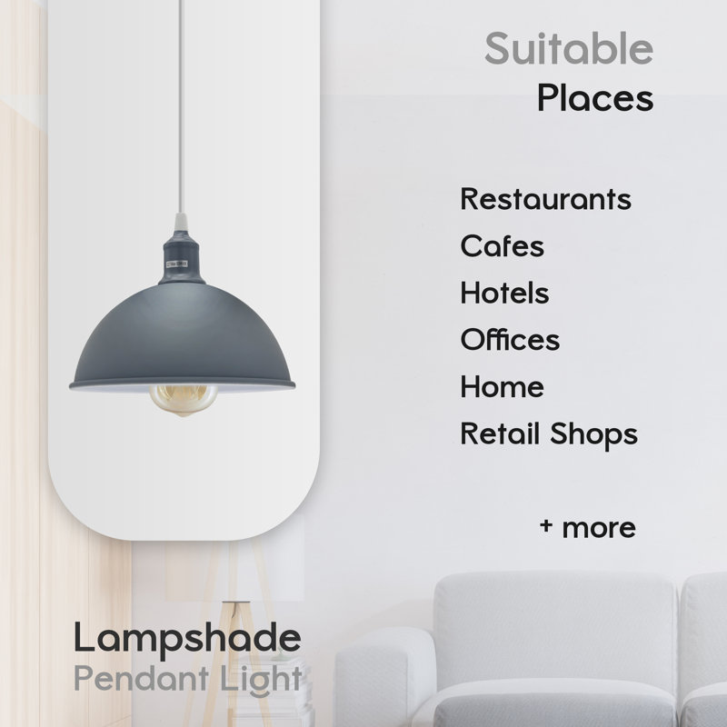 Lawrence 1 - Light Single Pendant, Grey