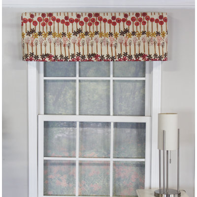 Garney Floral Tailored Window Valance