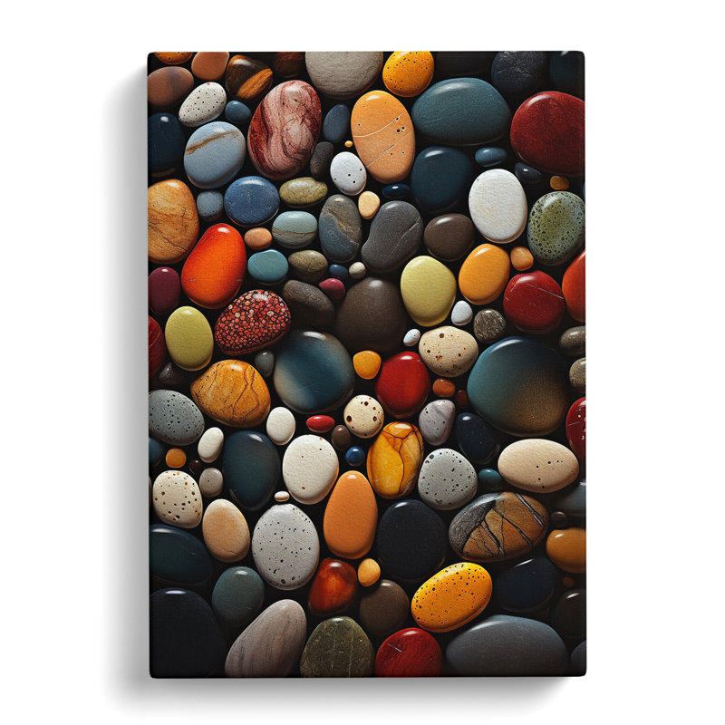 Pebbles Action - Print, 76cm H x 50cm W x 3cm D