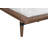 Tranquility King Size Platform Bed, Minimal Assembly, Walnut Finish-1297387459