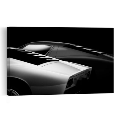 Sleek Classic Cars Classic Dramatic Elegant Wall Art Print 1 Piece Wrapped Canvas Wall Art