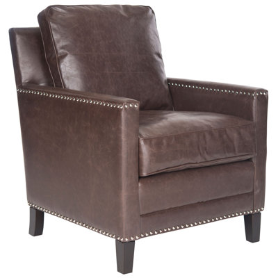 Faux Leather Club Chair