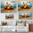 Yellow Boho Pottery Design - Boho Pottery Wall Art Decor-730927160-730927163