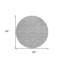 Tapis rond 8 po
