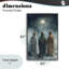 «Three Wise Men & North Star», estampe numérique, conception de Petal Prints Design-262047833-262047847