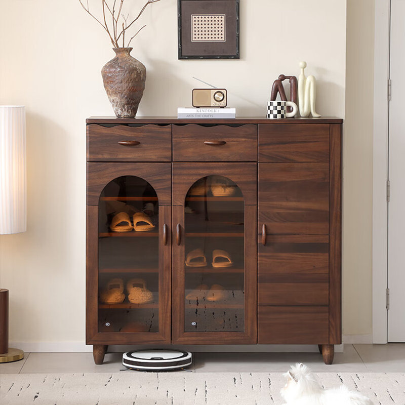 Rangement pour chaussures en bois en vedette