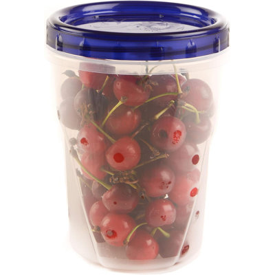  48Oz Clear Plastic Food Storage With Twist & Seal Lids - Airtight, Reusable, And Leak-Proof - For Meal Prep, Lunch, And Snack (12)