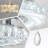 Dia 20" Modern Crystal Chandelier Crystal Flush Mount LED Ceiling Light Fixture for Living Room Foyer Dining Room Hallway Dimmable 2700k 4500k 6000k-799820816