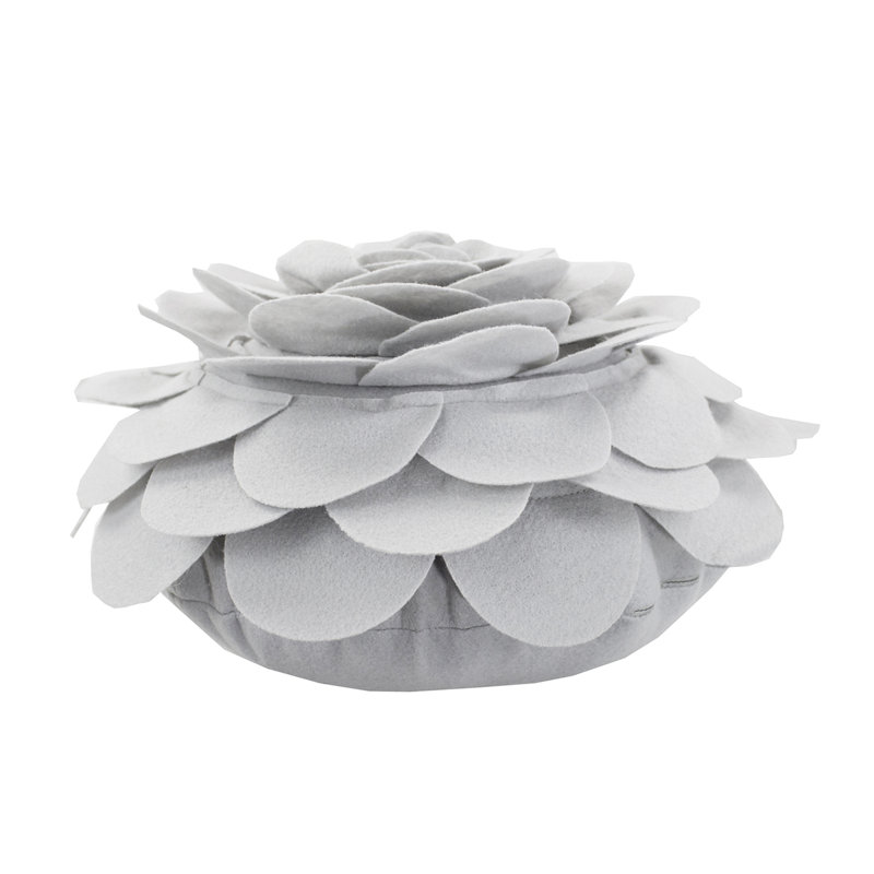  Housse de coussin en polyester, 13 po x 13 po, Housse de coussin seulement - sans coussin, gris