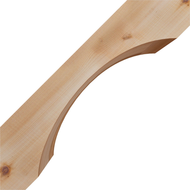 Legacy Knee Brace, Western Red Cedar, 16" H x 5.5" W x 16" D