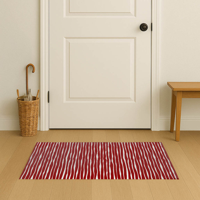 Paillasson Sploog, L 60 po x L 84 po, Rouge canneberge