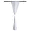 Rideaux transparents l 52 po x L 84 po 2 panneaux de rideaux en polyester avec passe-tringle