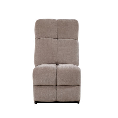 Fauteuil inclinable 1 place, moteur, repose-pieds réglable, 43,26 po Hauteur, fauteuil à moteur beige, l 36,65 po x P 24,24 po, mousse