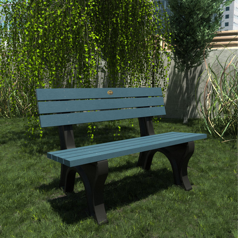 Swing Outdoor Bench, Nantucket Blue